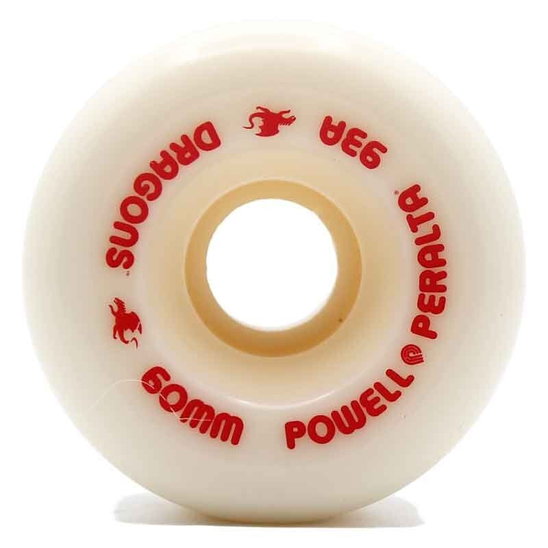 Powell-Peralta Wheels Rat Bones 60mm/93A Weiss/rot