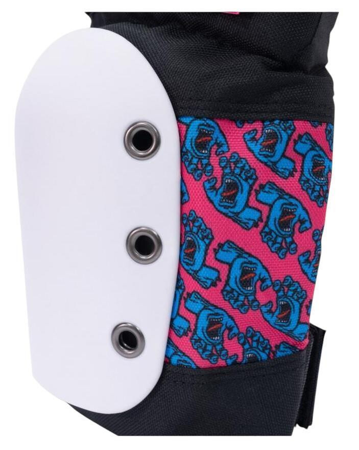 Pro-Tec Street Gear Adult 3-Pack Pad Set Santa Cruz SE Black / White / Pink