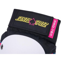 Pro-Tec Street Gear Junior 3-Pack Pad Set Santa Cruz SE Black / White / Pink YS