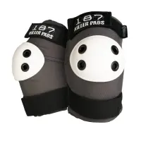 187 KILLER PADS Elbow Slim Grey with white Cap