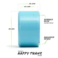 Orangatang Wheels Bees Knees 90mm 77a - blue