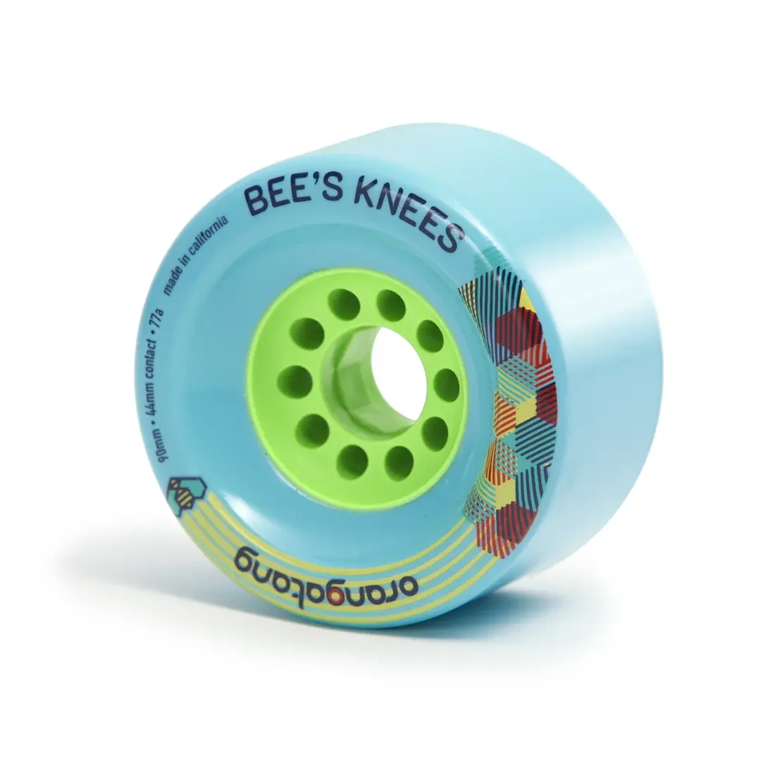Orangatang Wheels Bees Knees 90mm 77a - blue