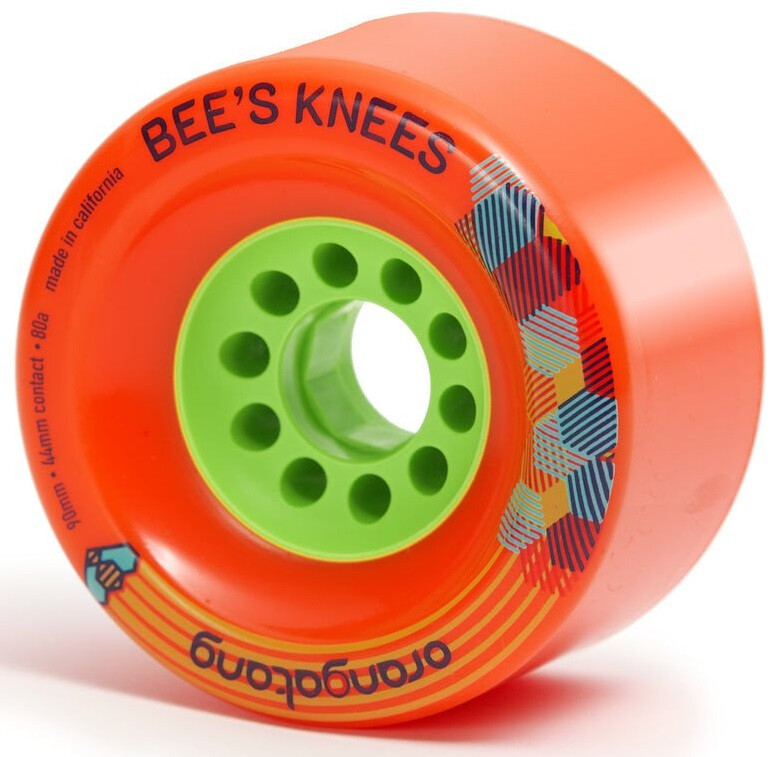 Orangatang Wheels Bees Knees 90mm 80a - orange