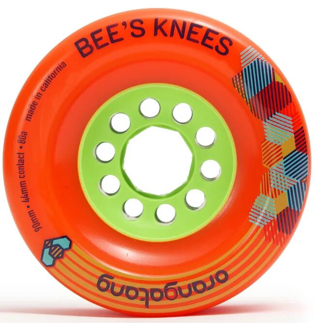 Orangatang Wheels Bees Knees 90mm 80a - orange