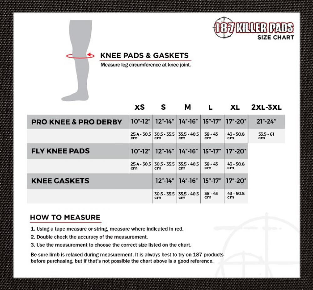 187 KILLER PADS Knee Undersleeve Schwarz