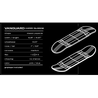 KAPE Deck Vanguard Cherry Blossom 31.97" x 8.24" WB14.13"