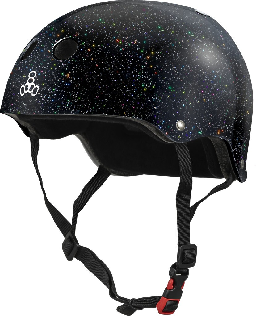 Triple 8 Helmet The Certified Sweatsaver Black Glitter