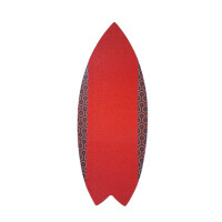 SubVert B-Board handmade Balanceboard Fisch 93 x 36 cm ANY Griptape color