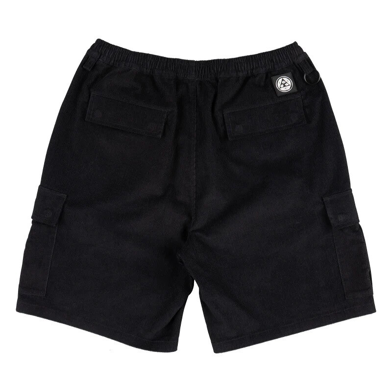 Welcome Skateboards Chamber Corduroy Black Shorts