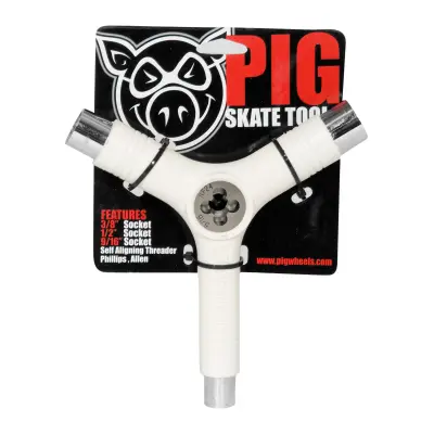 Pig Y-Tool inkl. Gewindeschneider - white