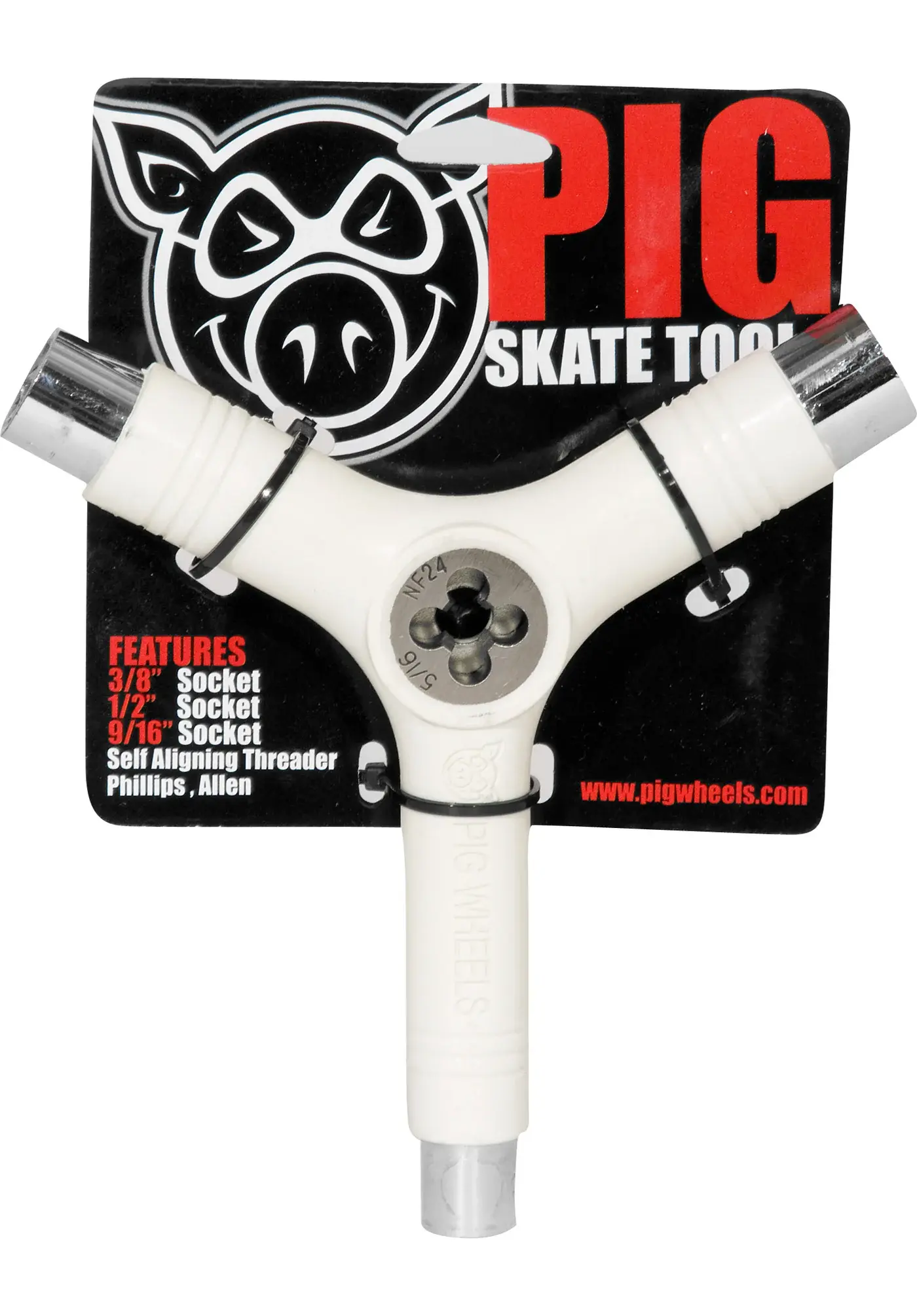 Pig Y-Tool inkl. Gewindeschneider - white