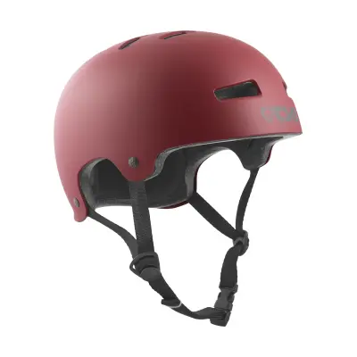 TSG Helmet Evolution Solid Colors - satin oxblood