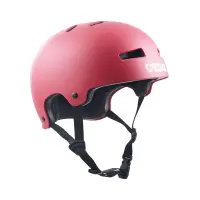 TSG Helmet Evolution Solid Colors - satin gentle red