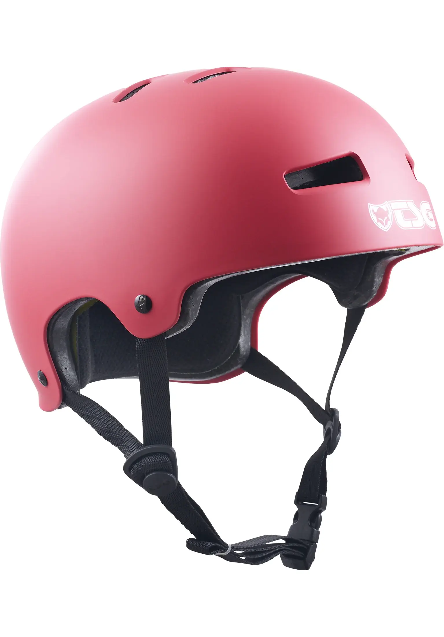 TSG Helmet Evolution Solid Colors - satin gentle red