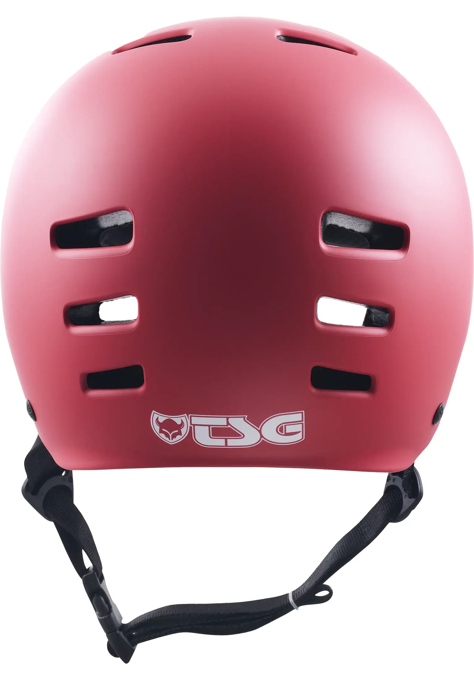 TSG Helmet Evolution Solid Colors - satin gentle red