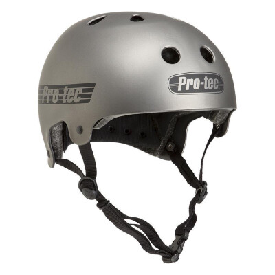 Pro-Tec Helmet Old School Cert Metallic Gunmetal