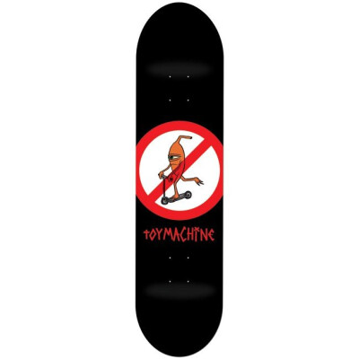 Toy Machine Deck No Scooter 8.25" x 31.88"  black