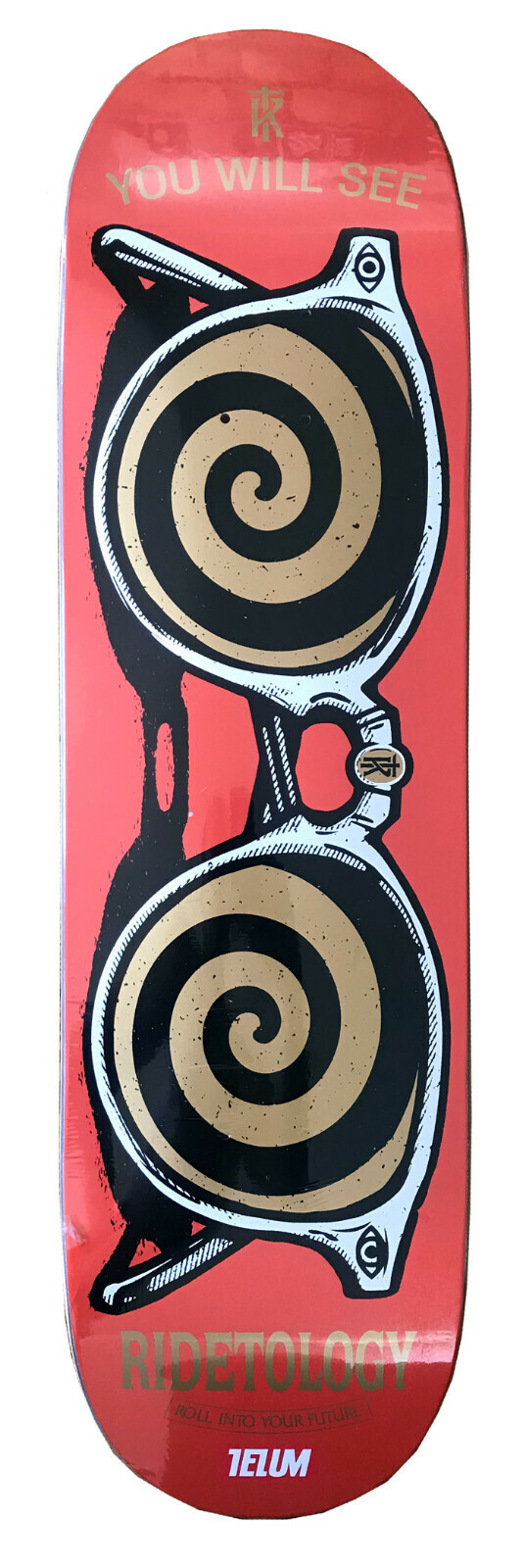 Telum Deck Ridetology You will See 8.5" red
