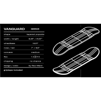 KAPE Deck Vanguard Mirror 31.97" x 8.25" WB14.13"