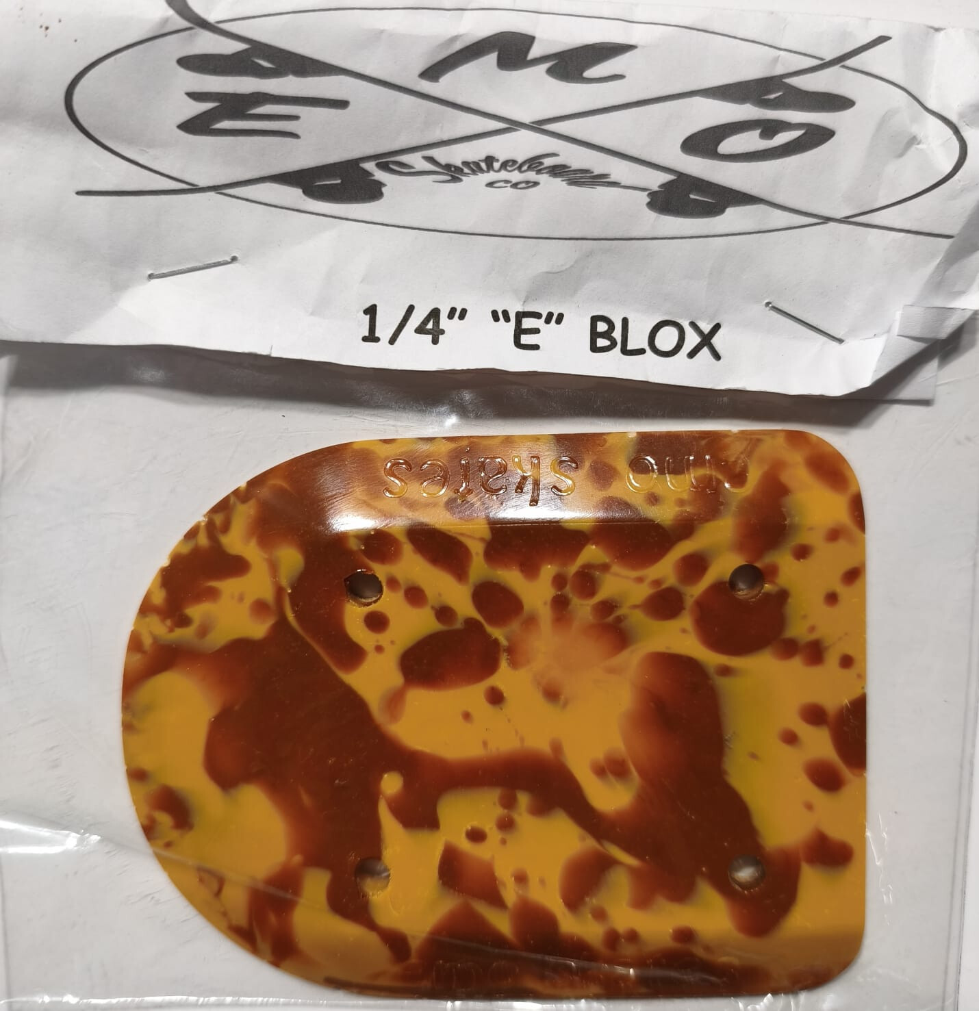 EMO Riserpad 1/4 "E" Blox gelb/braun