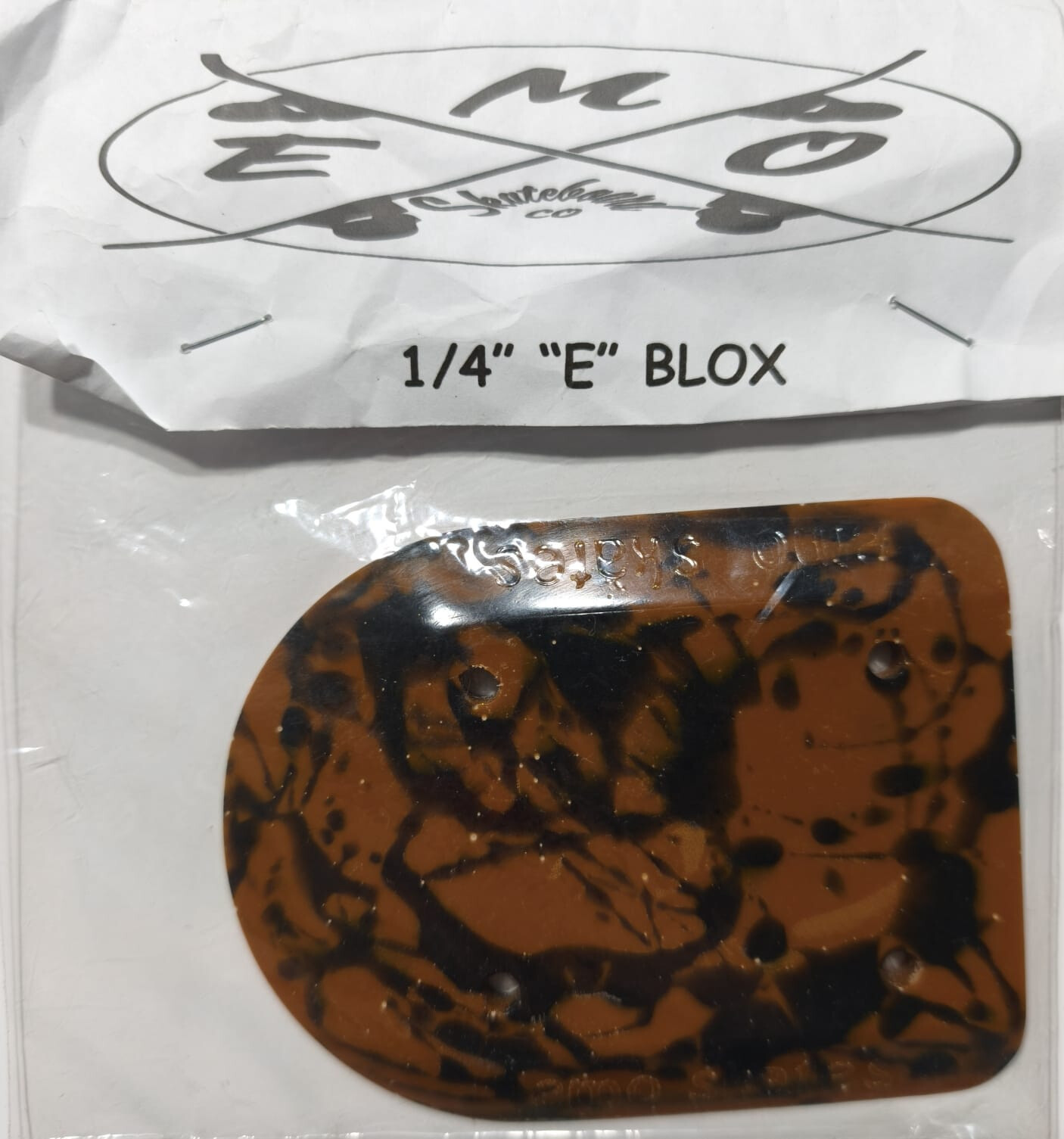EMO Riserpad 1/4 "E" Blox schwarz/Braun