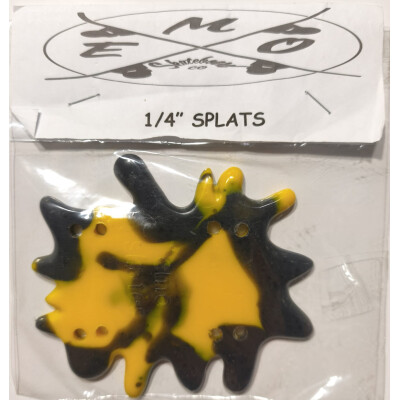 EMO Riserpad 1/4 Splats yellow/black