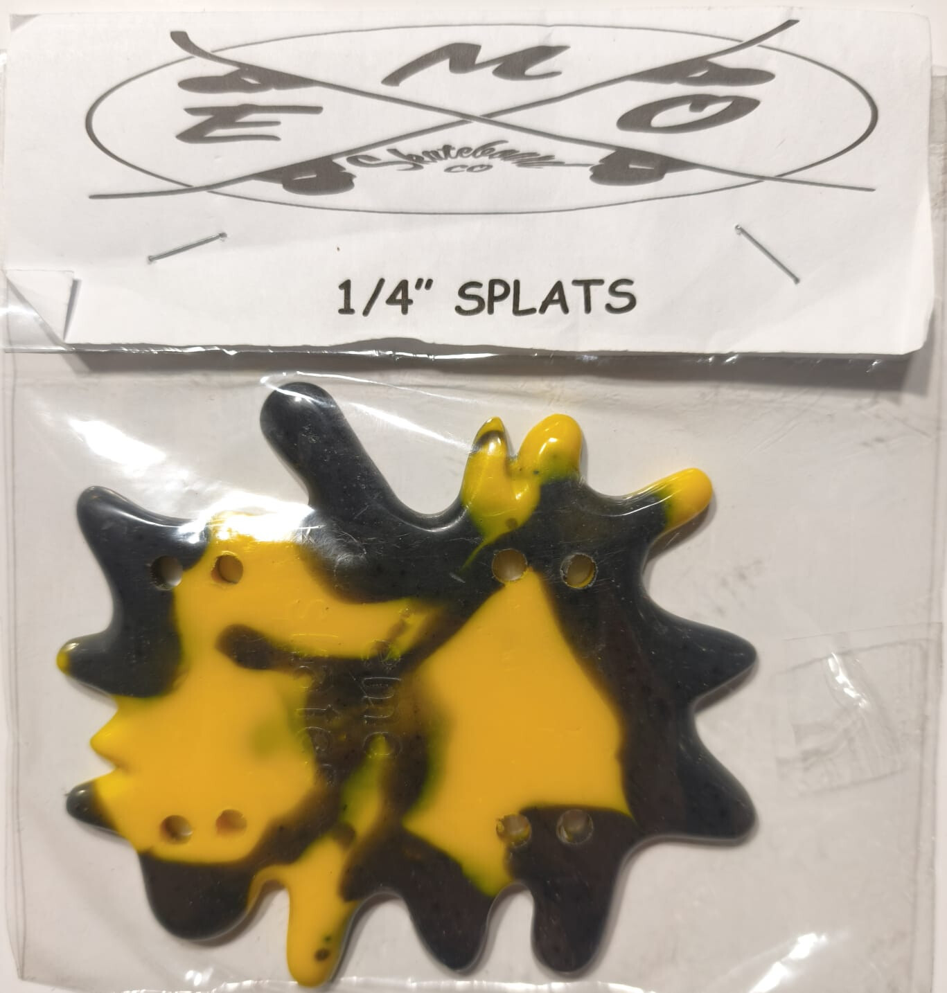 EMO Riserpad 1/4 Splats yellow/black