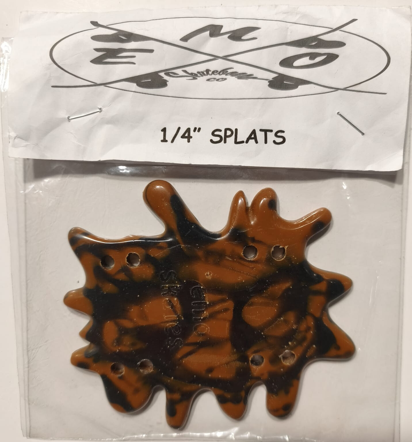 EMO Riserpad 1/4 Splats braun/schwarz