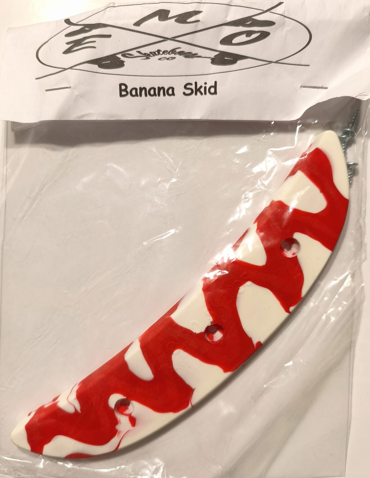 Emo Bone Banana skid Rot/Weiß
