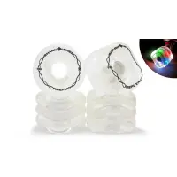 SHARK WHEEL Firefly 60mm, 78a  - Transparent white with...