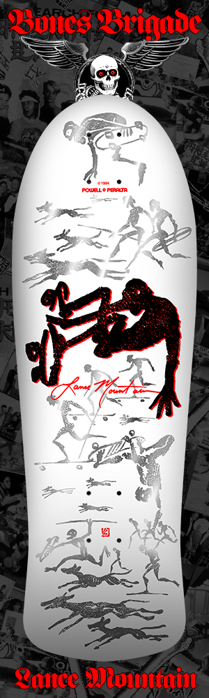 Powell-Peralta Deck Series17 Lance Mountain Limited Edition 30" x 9.9" WB14.5" white