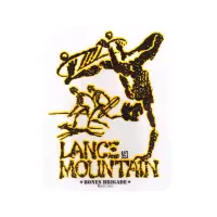 Powell-Peralta Sticker Lance Mountain Sticker clear one size