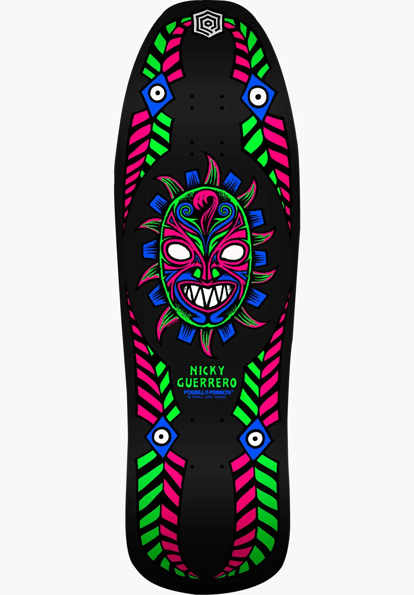 Powell-Peralta Deck Nicky Guerrero Mask 10" x 31.75" WB15,125" Blacklight