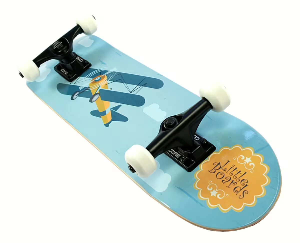 Little Boards Complete Kinder Skateboard Airplane 7,25" x 29"x WB12,5"