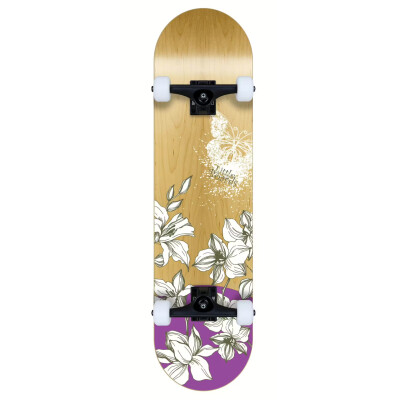Little Boards Complete Kinder Skateboard Flowers 7,25" x 29"x WB12,5"