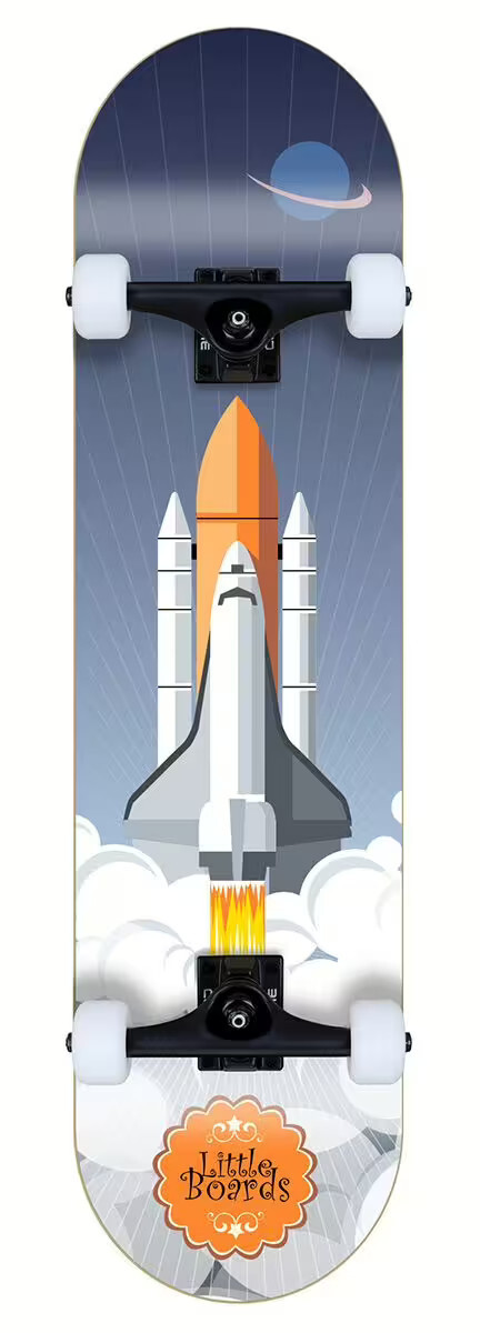Little Boards Complete Kinder Skateboard Rocket 7.25"x 29"x WB12,5"