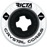 Ricta Wheels Crystal Cores 53mm/95a white/clear