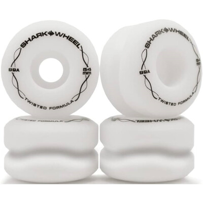SHARK WHEEL Twisted 54mm/99a white