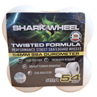 SHARK WHEEL Twisted 54mm/99a white