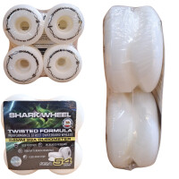 SHARK WHEEL Twisted 54mm/99a white