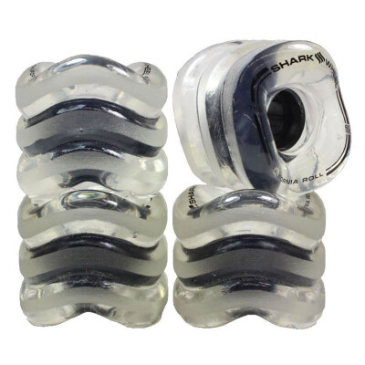 SHARK WHEEL California Roll 60mm/78a transparent with black hub