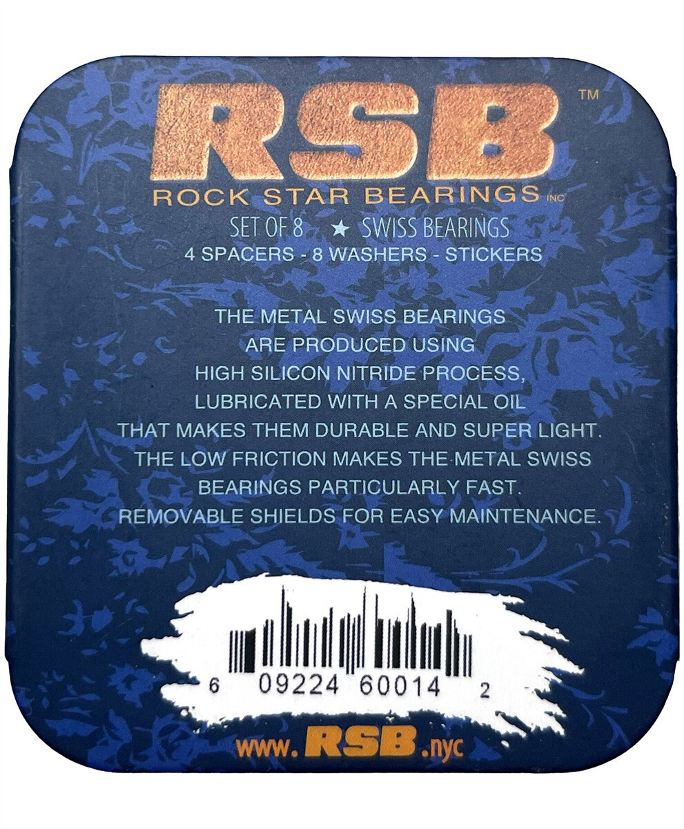 Rock Star Bearings Kugellager RSB x Richie Jackson