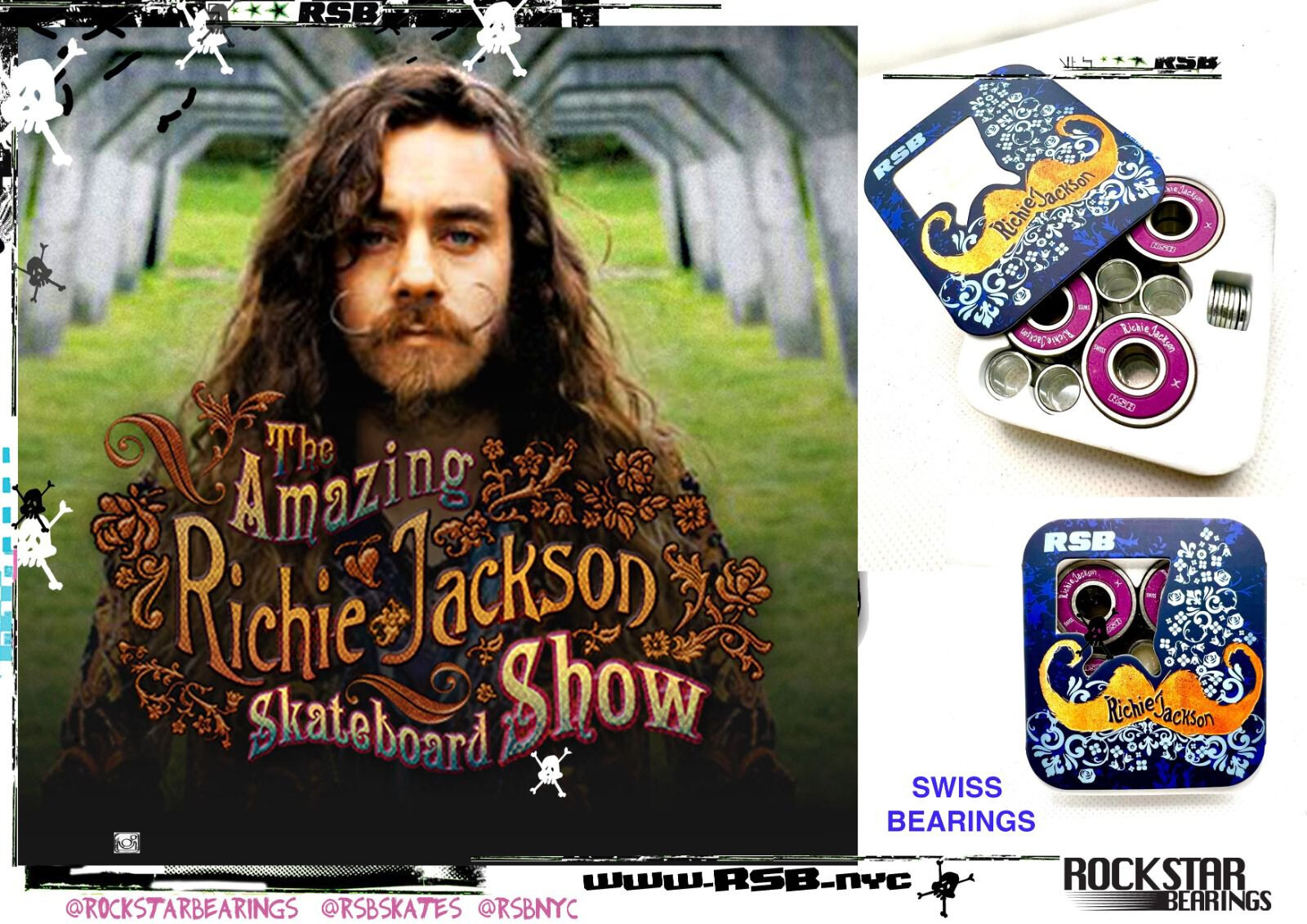 Rock Star Bearings Kugellager RSB x Richie Jackson