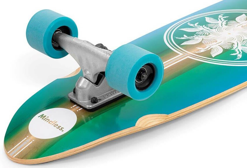 Mindless Complete Wake Surf Skate 35" x 10" WB20.25" blau
