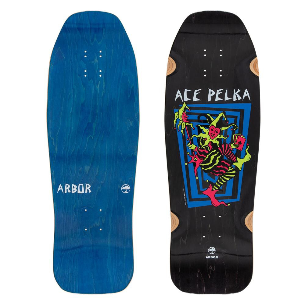 Arbor Deck Ace Pelka Death Card 30" x 10" WB14,5-15" blau/schwarz