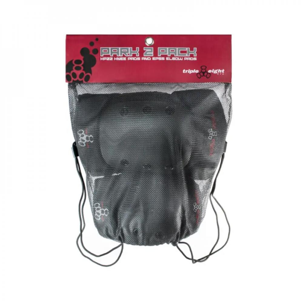 Triple 8 Park Protective Knee/Elbow Set Schwarz