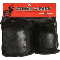 Triple 8 Street Protective Knee/Elbow Set Schwarz