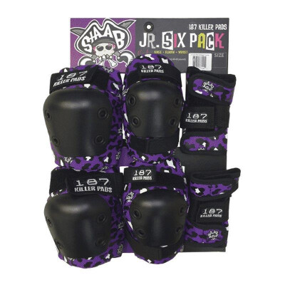 187 KILLER PADS Pad Set Six Pack Kinder Staab Purple Pre K 3-5y