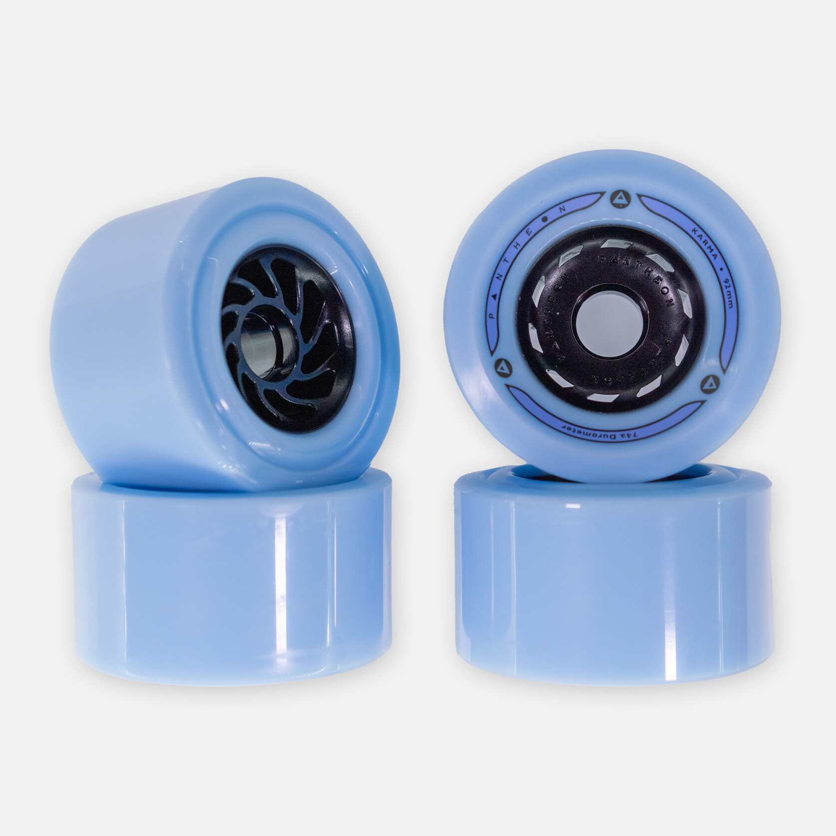 Pantheon Wheels Karma 92mm 74a light blue