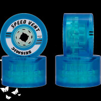 Seismic Wheels Speed Vent 85mm 75a Crystal Clear blue